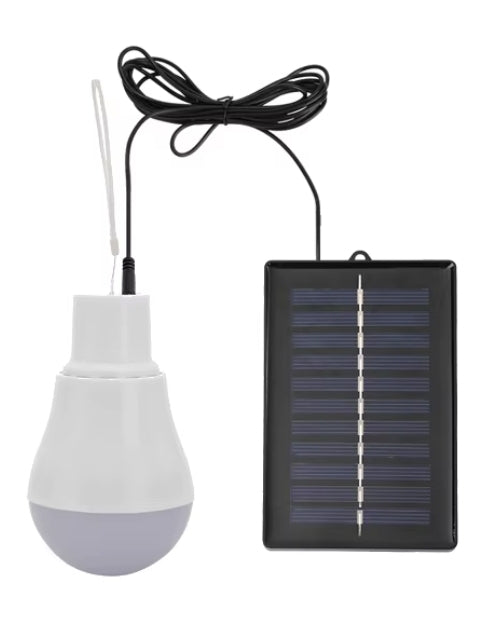 Lampada led autonoma com bateria e painel solar